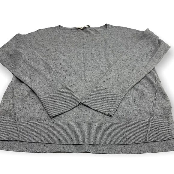 Loft Speckled Gray Hi-Lo Sweater - Picture 7 of 7